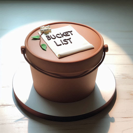 Bucket List Cake