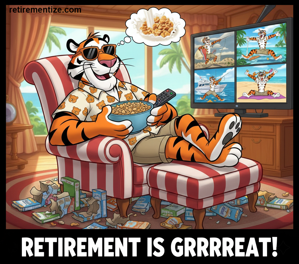 Retirement is Grrrreat (Tony the Tiger)